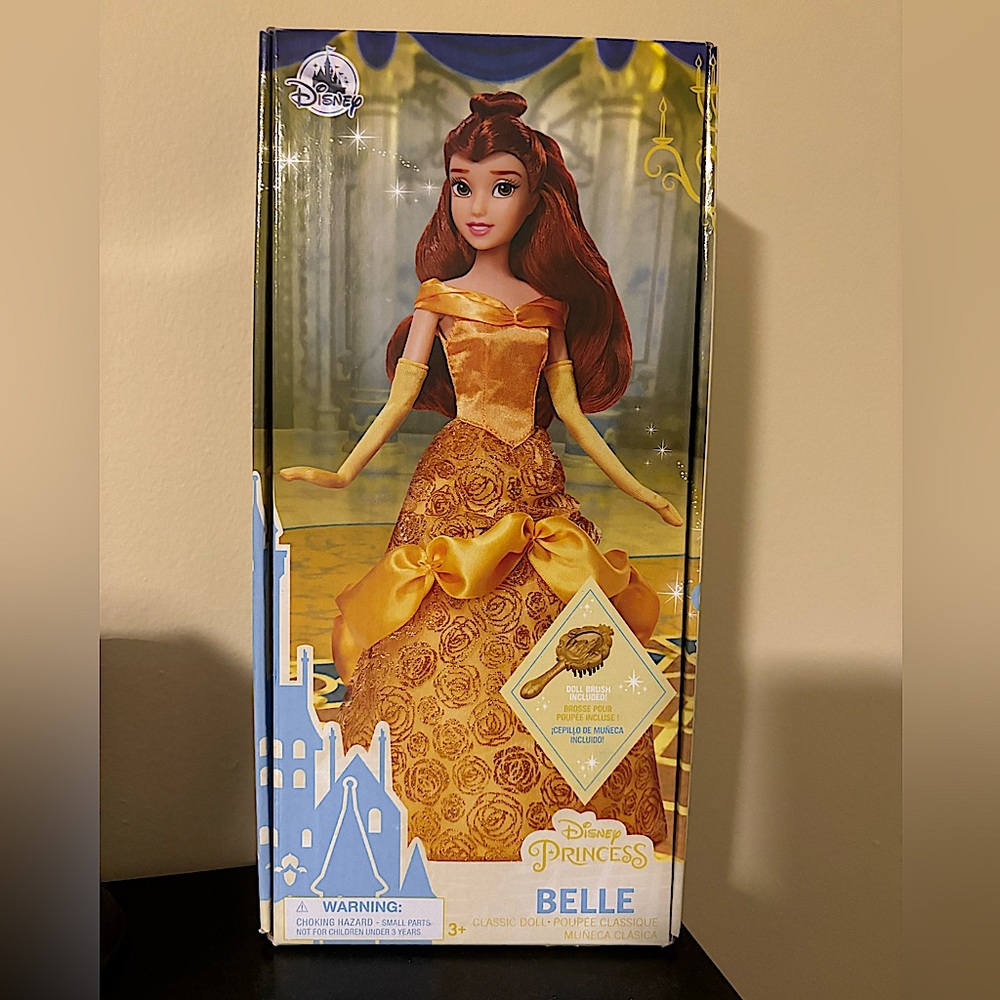 Original Belle doll with brush